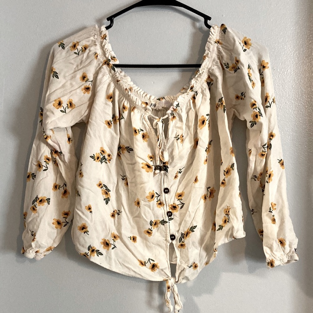 Off the shoulder blouse